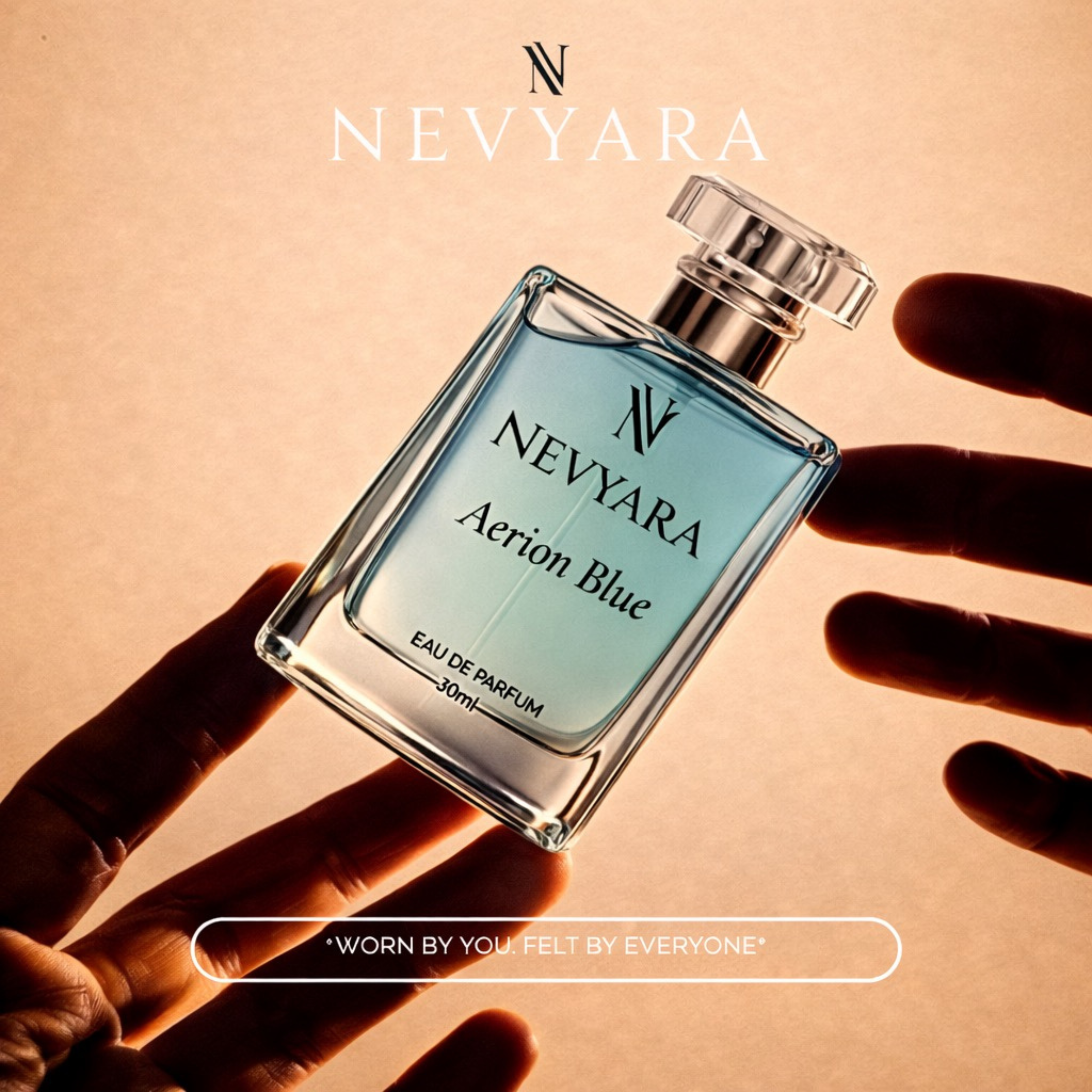 Nevyara Aerion Blue Eau de Parfum – Fresh Aquatic Clean Masculine Perfume