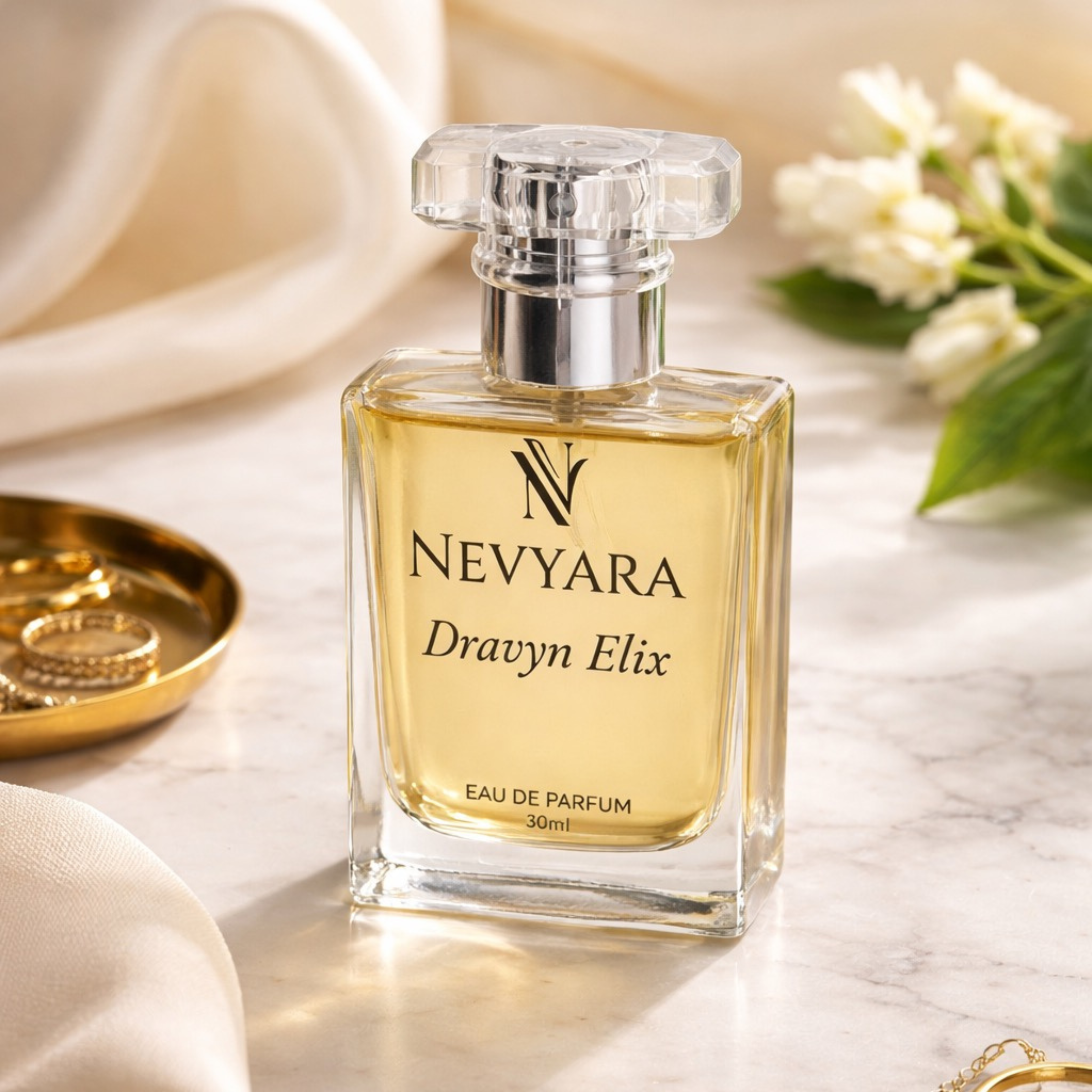 Nevyara Dravyn Elix Eau de Parfum – Citrus Woody Strong Masculine Perfume