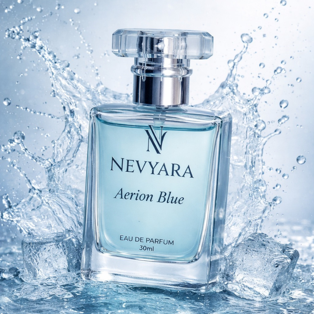 Nevyara Aerion Blue Eau de Parfum – Fresh Aquatic Clean Masculine Perfume